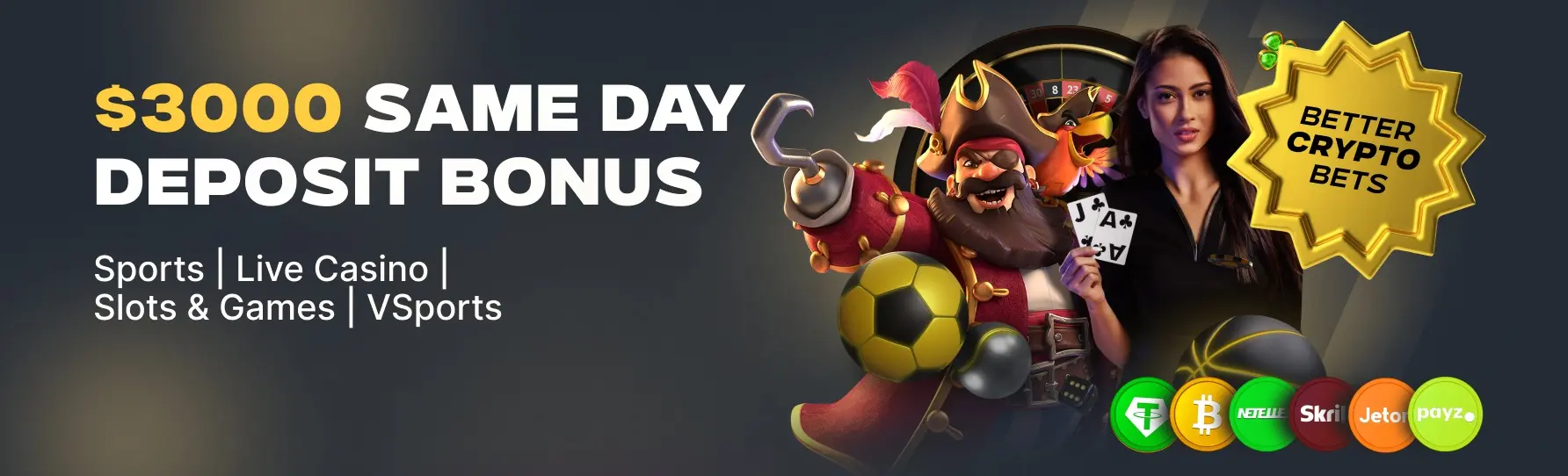 VOdds Casino Bono — banner principal