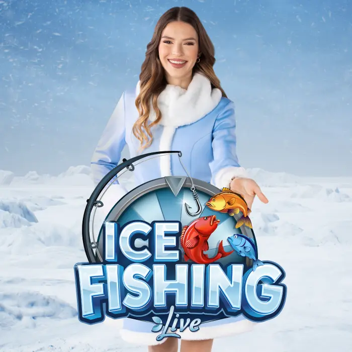 ICE Fishing live game show en VOdds Casino